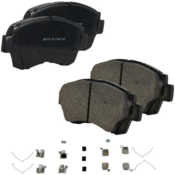 Brake Pad Set Compatible with 1998-2003 Toyota Sienna 1994-1996 Lexus ES300 6Cyl 3.0L 2.8L Front
