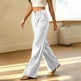 thumbnail image 5 of Drses Fall Winter Flowy Loose Palazzo Pants for Women, High Waist Striped Casual Lounge Trousers, Versatile Wide Leg Slacks for Travel Vacation Casual Daily Outfits Multi Neutral Stripes, 5 of 8
