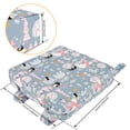 thumbnail image 3 of Dznils Toddler Booster Seat for Dining Table, with Safety Buckles, Non-Slip Bottom, Gray Bear, 3 of 13