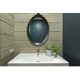 thumbnail image 3 of Wall Mirror - Oval metal decorative mirror medium, 3 of 5