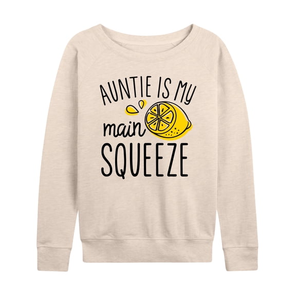Instant Message - Auntie Main Squeeze - Women's Lightweight French Terry Long Sleeve Shirt