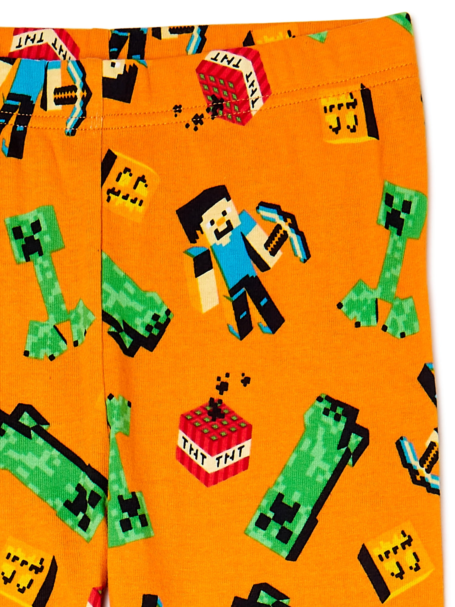 Minecraft Little Boys Halloween Pajamas Set, 2-Piece, Sizes 4-10