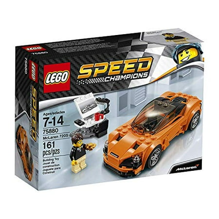 LEGO 75880 Speed Champions McLaren 720S Building Toy 161pcs Orange Black