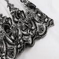 thumbnail image 3 of Vintage 50s Floral Swing Dress Vestido formal sin mangas de cintura alta para mujer Blanco Negro 4XL 外贸 新款 S S 60S 复古 黑白 - 黑白 绣花 -3XL Sunnimix vestido vintage para mujer, 3 of 8