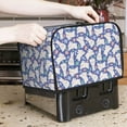 thumbnail image 7 of Yiaed Cute White Rabbit Print Two Slice Bread Machine Cover, Universal Size Kitchen Appliance Cover for Bread Machine,Bread Machine Cover, 7 of 7