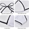 thumbnail image 6 of Top-kevin Fashion Boxing Bikini Women Halterneck Top and Set Swimsuits Beach Swimming Black, 6 of 13