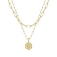 thumbnail image 1 of Zmoon Az 26 Letter Necklace Single Layer 2 Necklace Set, 1 of 4