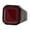 Red, variant on PAURO Men's Stainless Steel Vintage Punk Square Black Gemstone Ring for Wedding Statement Size 11