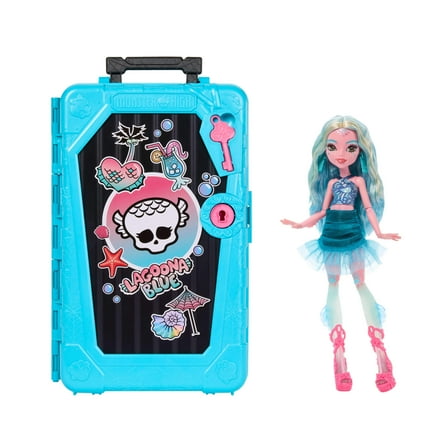 Monster High Skulltimate Secrets Gore-geous Oasis Playset, Lagoona Blue Doll and Accessories