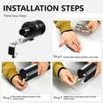thumbnail image 5 of Turbo Exhaust Whistle，Exhaust Sound Enhancer，Turbo Sound Whistle Exhaust Muffler，Turbo Whistle For Car，Exhaust Whistle(XL-2PCS) (Black）, 5 of 7