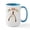 White/Blue Inside, variant on CafePress - Oh, Snap Wishbone Large Mug - 15 oz Ceramic Large White Novelty Mug