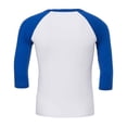 thumbnail image 2 of Bella + Canvas  Adult Triblend 3/4 Sleeve Baseball T-Shirt, 2 of 4