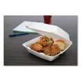 thumbnail image 6 of Dart 85HT3R Foam Hinged Lid Commercial Containers, 3-Compartment, 8.38 x 7.78 x 3.25, 200/Carton, 6 of 6