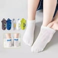 thumbnail image 5 of Baby Girl Socks 5 Pairs Comfortable Breathable Low Cut Ankle Sock Everyday Wear Stretchy Soft Fabric Summer A For Active Sports 3-5T, 5 of 7