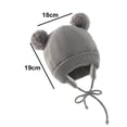 thumbnail image 2 of Lojalitet Mignon Bonnet Tricoté Garçons Filles Noël Chaud Cache-Oreilles Hiver, 2 of 5