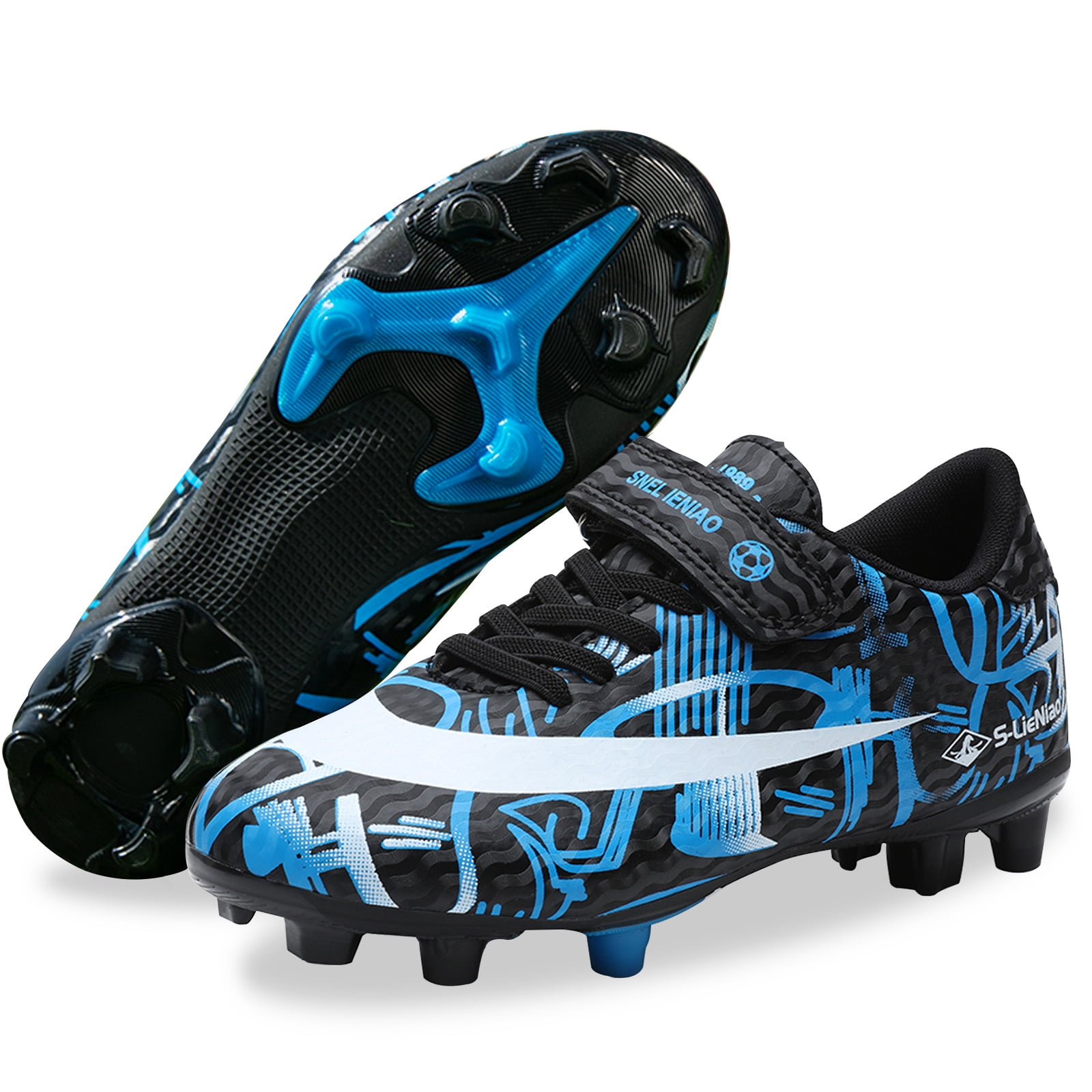 Details about   Men Teens Boys Soccer Shoes Football Sneakers Soccer Outdoor Soccer Cleats Shoes 
