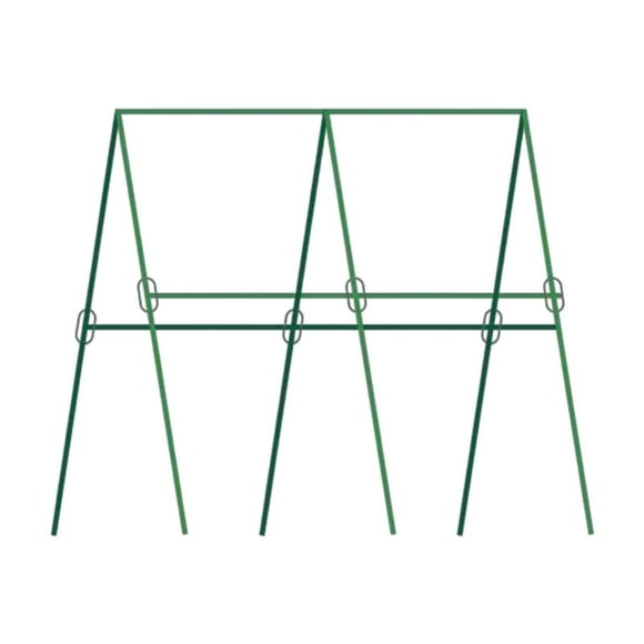 Almencla Cucumber Trellis Climbing Plant Support Outdoor Metal Plant Grow Support A Frame for Beans Vegetable Grape Gardening Supplies 90cmx90cm