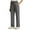 Gray, variant on Fesfesfes Women's Cargo Wide-Leg Pants Elastic Drawstring Waist Multi Pockets Work Pants Waterproof Sports Outdoor Hiking Trousers(Pink,M)