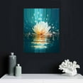 thumbnail image 4 of COMIO Turquoise Decor for Bedroom Bathroom Abstract Picture Print Painting,Framed Artwork for Living Room,Office, 4 of 4