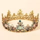 thumbnail image 2 of Qarigey Vintage barroco nupcial novia cristal reina rey boda accesorios de joyería para el cabello mujeres desfile tocado de Ropa, zapatos y accesorios Miscelánea Qarigey AP004859-00, 2 of 6