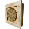 thumbnail image 6 of Distressed Flower Concealed Gun Cabinet Wall Decor (White), 6 of 7