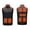 Black, variant on Womens Heated Jacket Puffer Coat Unisex Casual Patchwork Zipper Double Control 11 Areas Heat Heating Vest USB Charging Vest