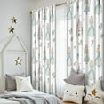 thumbnail image 5 of Blackout Kids Curtains,Princess Castle Flower Pattern Childrens Insulated Curtains Set Of 2,Bedroom Essentials,Toddler Room Decor 52"x84", 5 of 5
