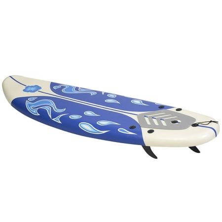 Globe House Products Blue & White 6ft Foam (Best Choice Products Surfboard)