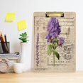 thumbnail image 6 of Coolnut Cute Clipboard Stardard Letter Size for Women with Golden Clip,Translucent Clip Board,Office & School Supplies,(12" x 9",Lavender) Gifts, 6 of 7