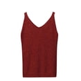 thumbnail image 2 of Inverlee Women's Casual Quick Dry Tank Tops Trendy Solid Sleeveless Petite Shirts Summer V Neck Cami Tops with Pleated Hem, 2 of 5