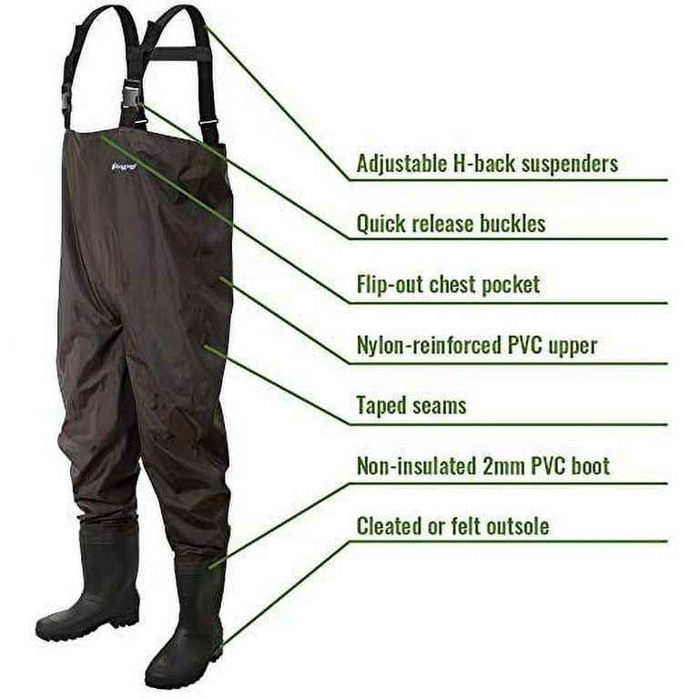 Frogg Toggs Rana II PVC Chest Wader (Cleated)