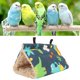 thumbnail image 1 of Casa para pájaros ANGGREK hamaca triangular de Lino de Algodón y felpa para loros y hámsters, 1 of 8