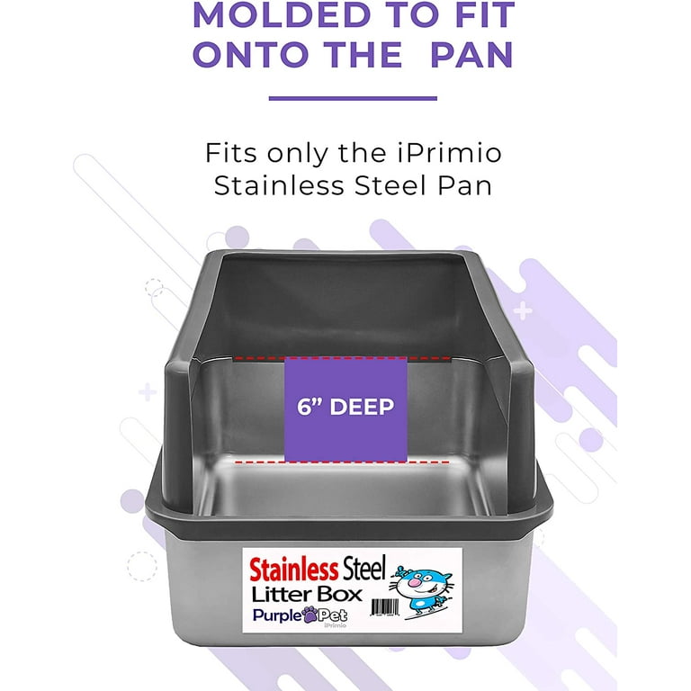 Iprimio stainless steel litter box hotsell