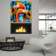 thumbnail image 6 of Epic Art 'The Lost Flamingos ' by Epic Portfolio, Acrylic Glass Wall Art, 36"x36", 6 of 8