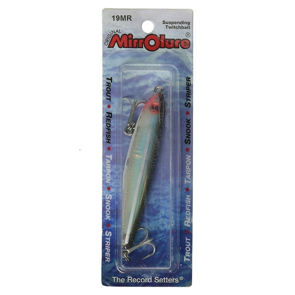 Mirrolure S19MR-18 Green Back White Belly 3/8Oz Fishing Jerkbait Saltwater Lure