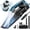 Blue, variant on FLORAY Cordless Handheld Car Vacuum Cleaner, Portable Vacuum for Car with Reusable HEPA Filter, Black