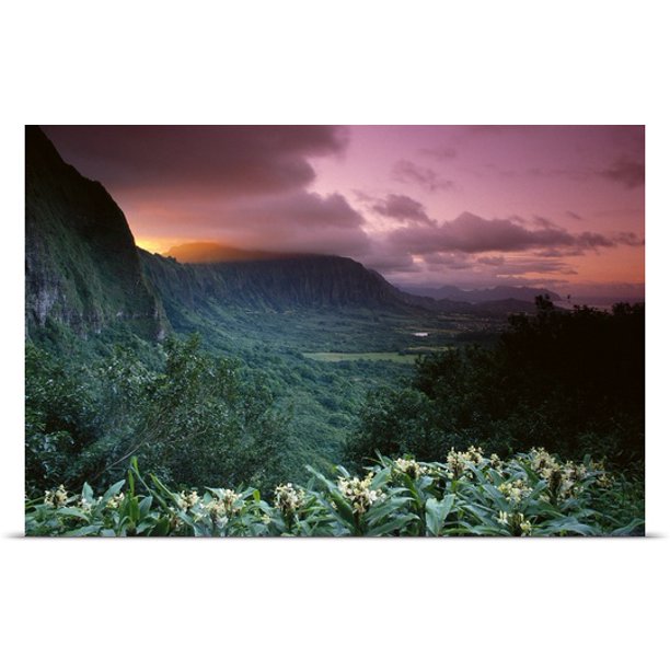 Great BIG Canvas "Hawaii, Oahu, Nuuanu Pali State Park, Ko'olau