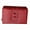 Red, variant on Men’s Wallet Antimagnetic RFID Crazy Texture Leather Zipper Wallet Blue