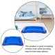 thumbnail image 2 of Caja de arena de playa para niños, bandeja de juguete de arena inflable para la educación infantil (azul), 2 of 7