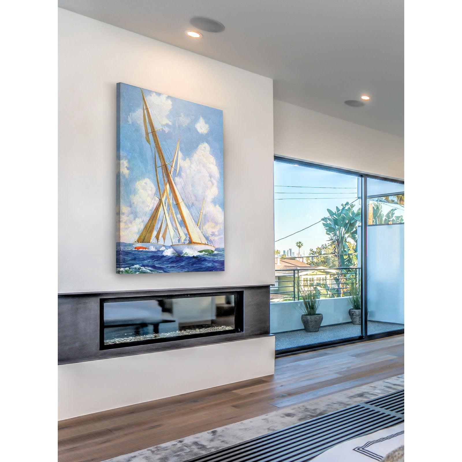 Marmont Hill Crossed Sails Wall Art