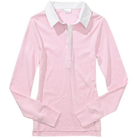 No Boundaries - Juniors Long Sleeve Polo Shirt