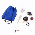 thumbnail image 4 of hengtong Dollhouse Miniature Sports Set Dollhouse Sports Equipment for Home Kids Boys, 4 of 9