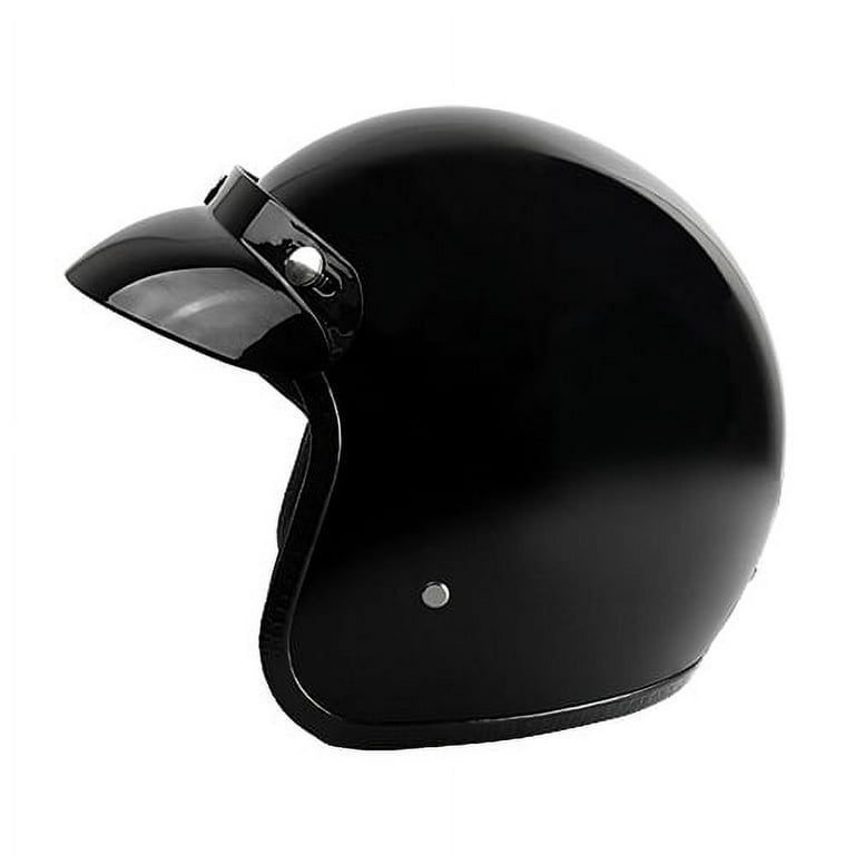 AHR RUN-O5 Retro 3/4 Open Face Motorcycle Helmet DOT Visor Scooter Cruiser  XL