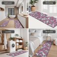 thumbnail image 5 of Pink Breast Cancer Kitchen Rugs Sets Of 3,Kitchen Runner Rugs Non Skid Washable,Decorative Kitchen Floor Mats for Kitchen,Sink,Laundry,17"x30"+ 17"x47" + 17"x59", 5 of 6
