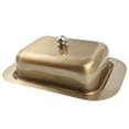 thumbnail image 1 of Zoie + Chloe Stainless Steel Butter Dish with Easy to Hold Lid, 1 of 10
