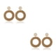 thumbnail image 4 of Guardurnaity Artículos trenzados de ratán vintage Pendientes estilo bohemio Estilo de anillo de joyería estilo de anillo 2piezas Guardurnaity CBP200928, 4 of 6