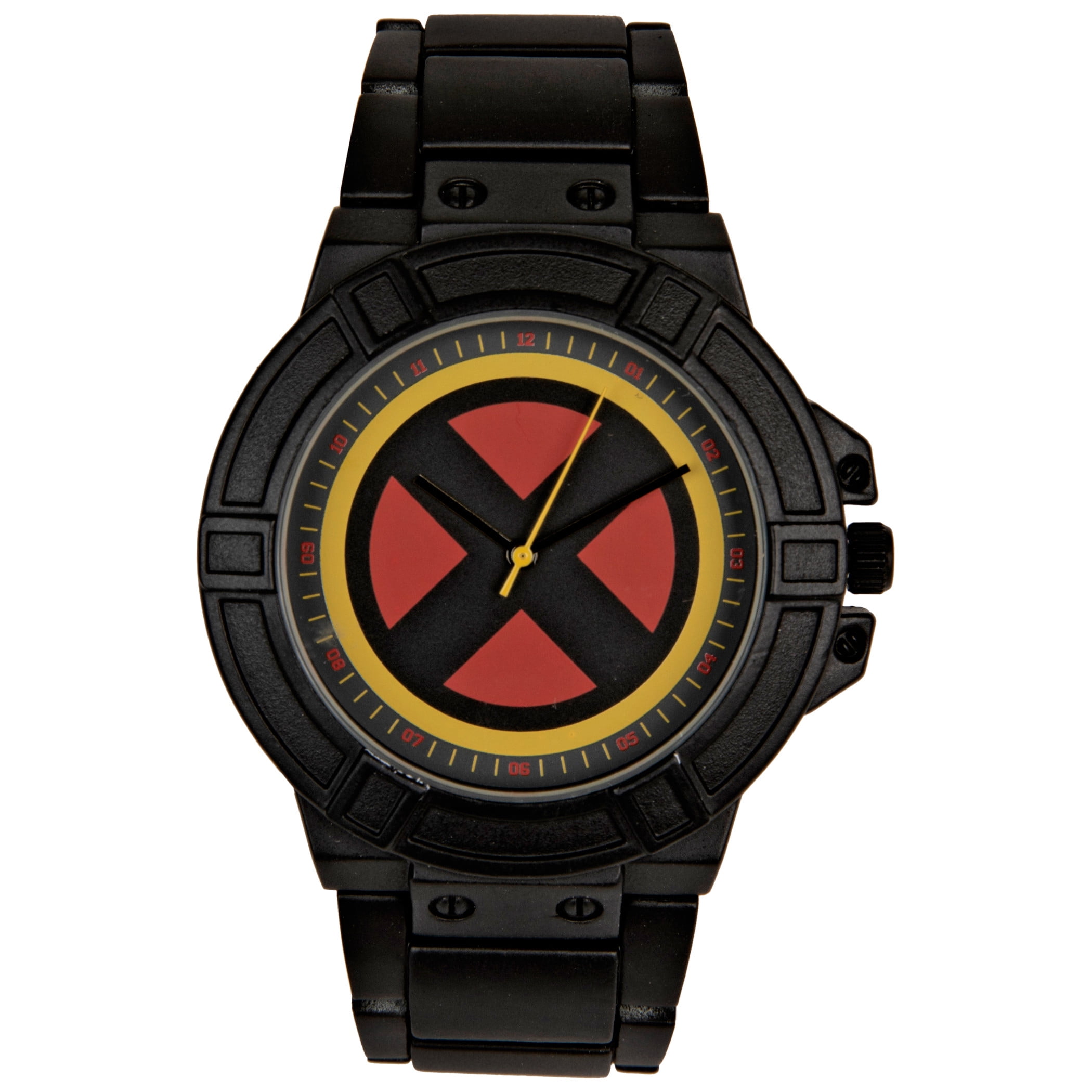Marvel X-Men Symbol Watch Face with Black Metal Band - Walmart.com