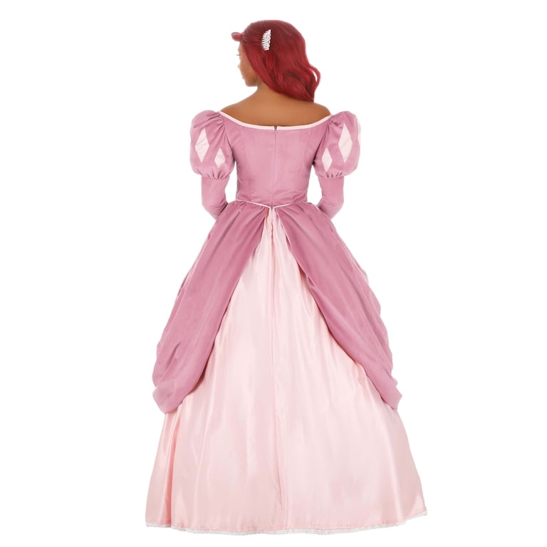 Disney Little Mermaid Ariel Pink Dress Costume | Adult | Womens | M | Pink | FUN Costumes