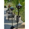 Starlite Garden & Patio Torche Co. 61 in. Bali Bronze Cast Aluminum Patio Torch - Set of 2