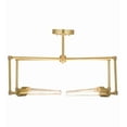 thumbnail image 7 of Meyda 175682 32 in. Pronograde Semi-Flushmount, Satin Brass, 7 of 7